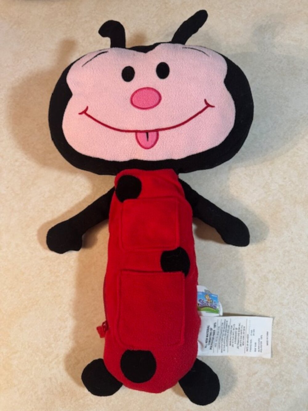Seat Pets Ladybug Seat Belt Cover Pillow
